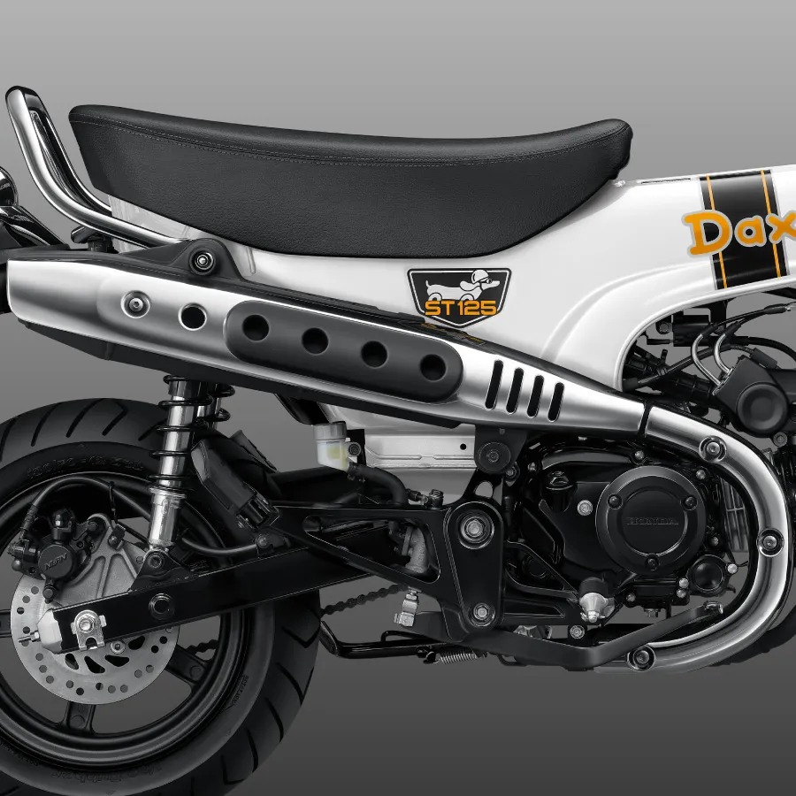 Honda tung Honda Dax màu trắng OG White và đen OG Black, phong cách hoài cổ gây chú ý giới chơi xe - Ảnh 4.