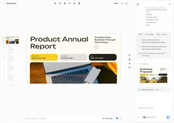 Zoom ra mắt loạt t&iacute;nh năng AI mới, từ avatar ch&acirc;n thực đến ứng dụng văn ph&ograve;ng th&ocirc;ng minh - Ảnh 2.