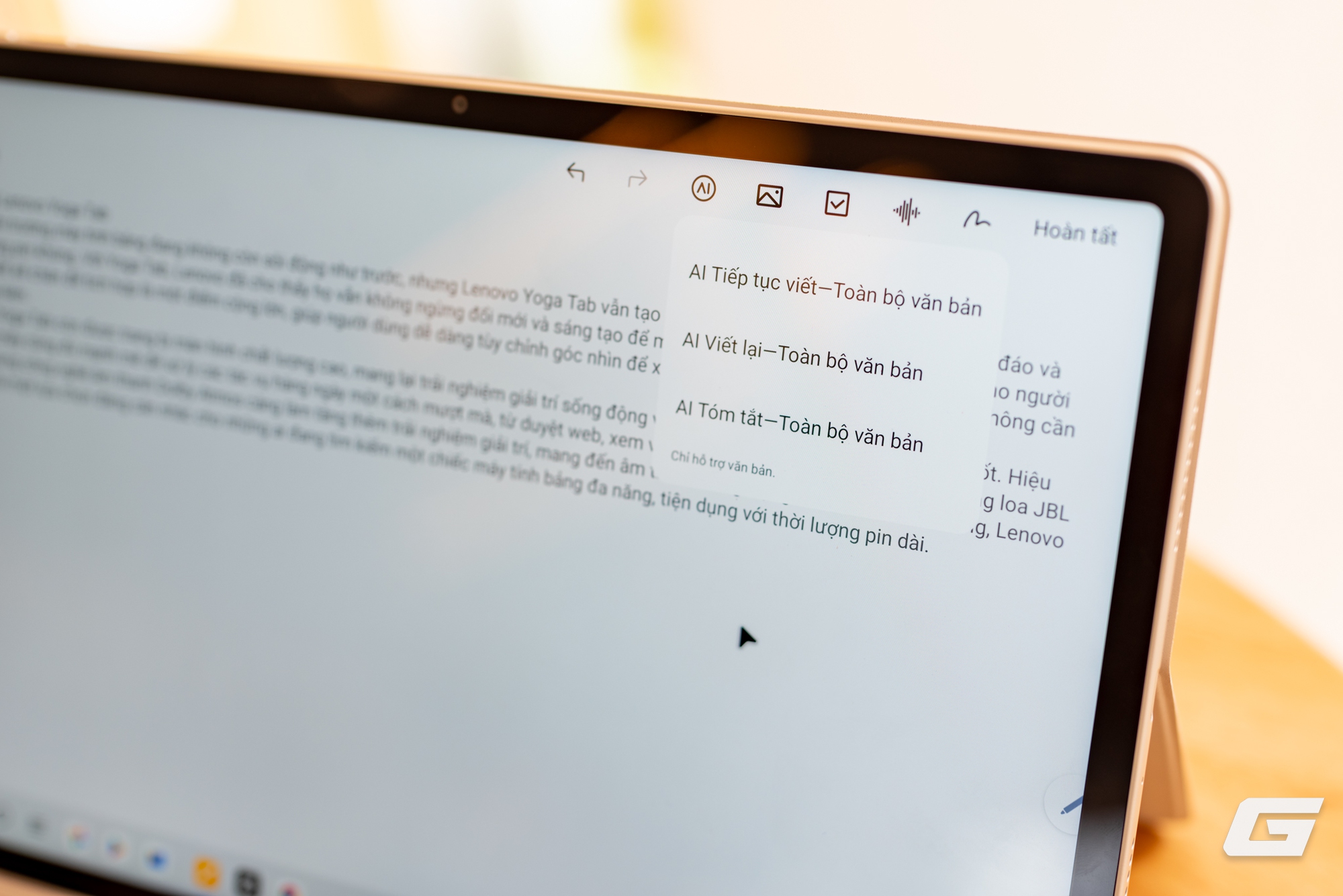 Trải nghiệm nhanh Lenovo Yoga Tab: Tablet AI liệu rằng đ&atilde; đủ để &ldquo;thay vai&rdquo; cho laptop?- Ảnh 27.