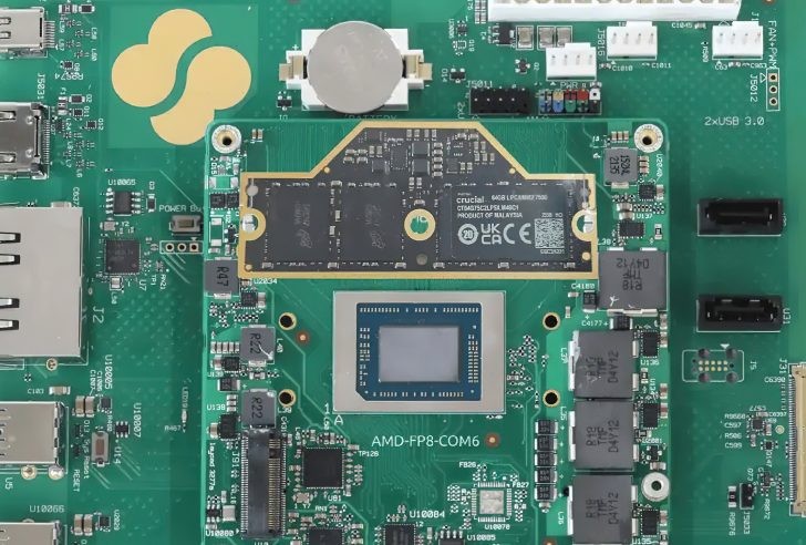 SolidRun ra mắt hệ thống AI bi&ecirc;n d&ugrave;ng chip AMD Ryzen AI Embedded P100 v&agrave; RAM LPCAMM2 - Ảnh 1.