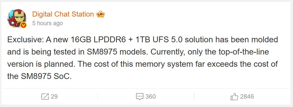 Snapdragon 8 Elite Gen 6 Pro hỗ trợ RAM LPDDR6, nhưng c&oacute; thể khiến gi&aacute; flagship tăng gần 7,8 triệu đồng- Ảnh 2.