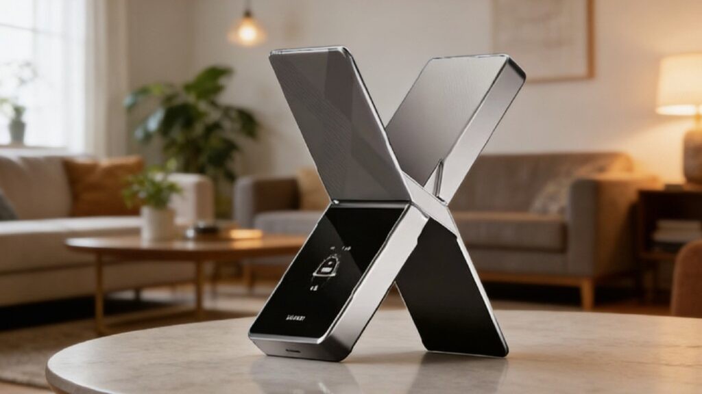 Huawei Wi-Fi X gây chú ý với thiết kế gập độc đáo, pin 12.000mAh và tốc độ tải xuống 5,3Gbps- Ảnh 1.