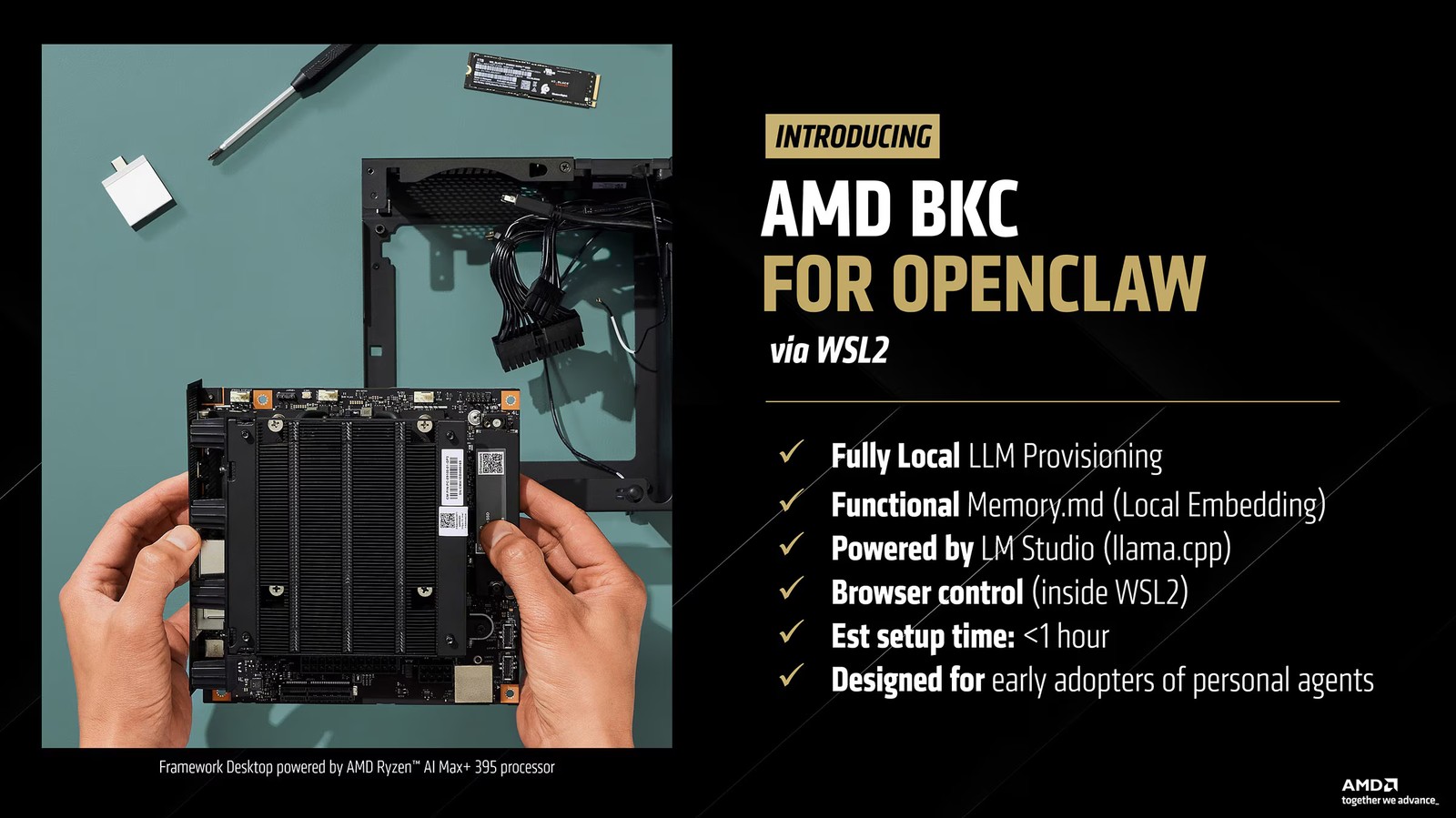 AMD hướng dẫn chạy OpenClaw AI agent tr&ecirc;n Ryzen AI MAX  v&agrave; Radeon AI PRO, h&eacute; lộ hiệu năng xử l&yacute; ấn tượng- Ảnh 5.