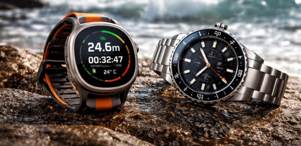 So sánh khả năng chịu nước và độ bền giữa smartwatch hiện đại và đồng hồ lặn chuyên dụng- Ảnh 2.