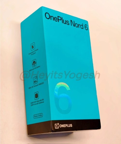 OnePlus Nord 6 lộ diện với Snapdragon 8s Gen 4, pin 9.000mAh v&agrave; m&agrave;n h&igrave;nh 165Hz- Ảnh 1.
