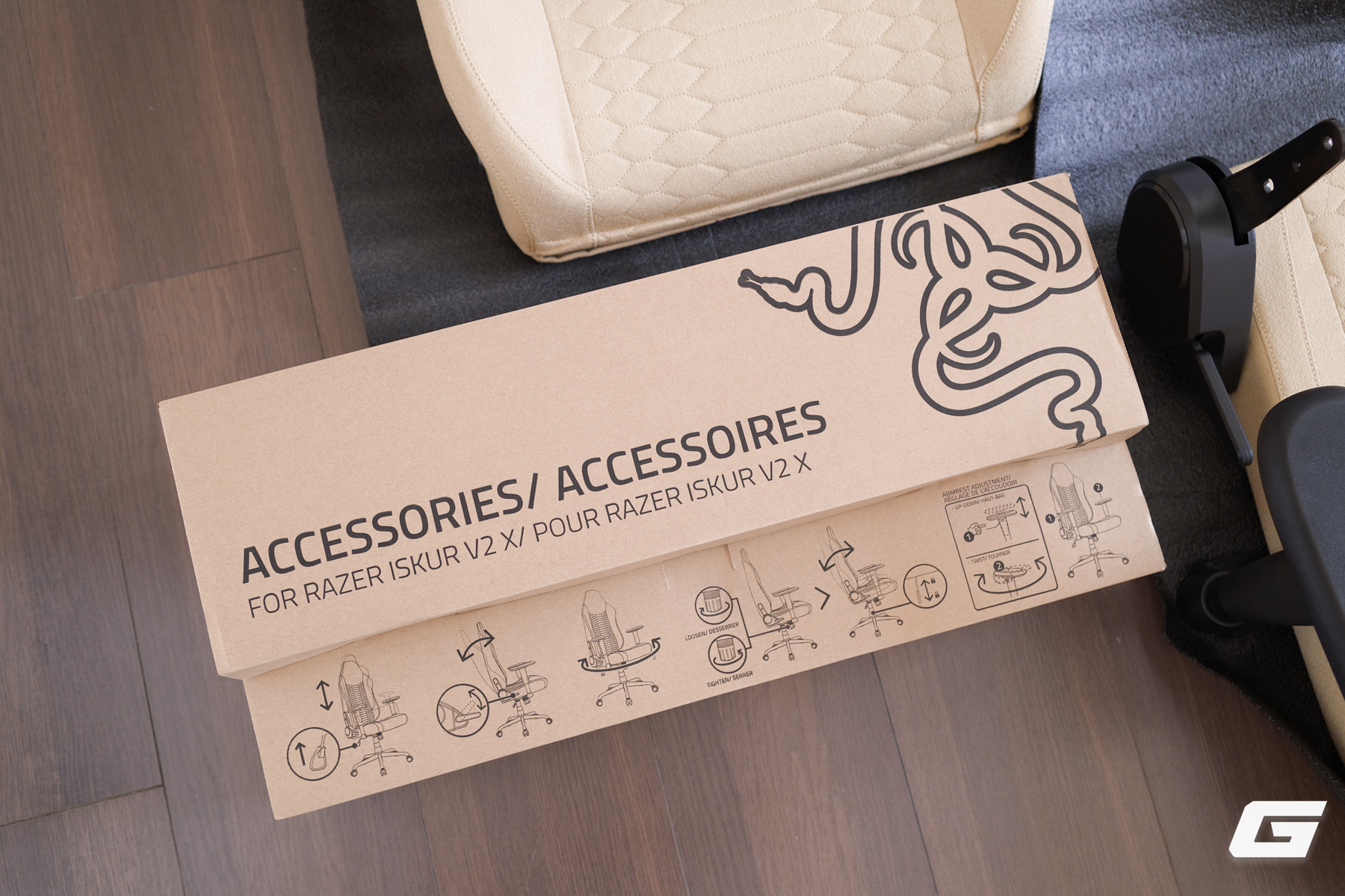 Sờ tận tay "rồng thần" Dragon Lore ngo&agrave;i đời thực với Razer Iskur V2 X CS2 Edition: - Ảnh 2.