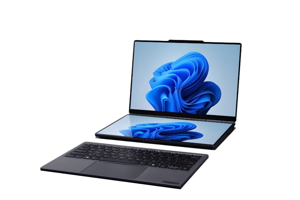 Lenovo sắp tung laptop &ldquo;dị&rdquo; nhất MWC 2026: ThinkBook m&ocirc;-đun c&oacute; thể thay cả b&agrave;n ph&iacute;m bằng m&agrave;n h&igrave;nh thứ hai? - Ảnh 1.