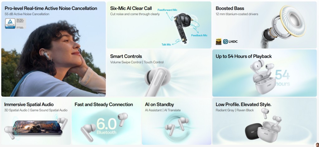 OnePlus Nord Buds 4 Pro tr&igrave;nh l&agrave;ng tại Ấn Độ với chống ồn chủ động 55dB v&agrave; thời lượng pin ấn tượng - Ảnh 2.