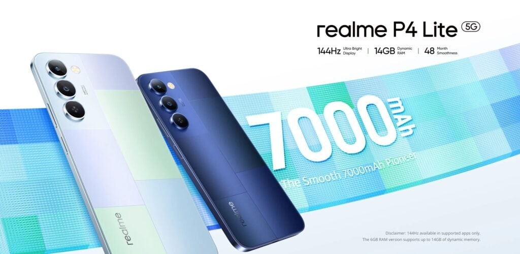 realme P4 Lite 5G tr&igrave;nh l&agrave;ng tại Ấn Độ với pin 7000mAh, m&agrave;n h&igrave;nh 144Hz v&agrave; gi&aacute; dưới 3,7 triệu đồng- Ảnh 1.