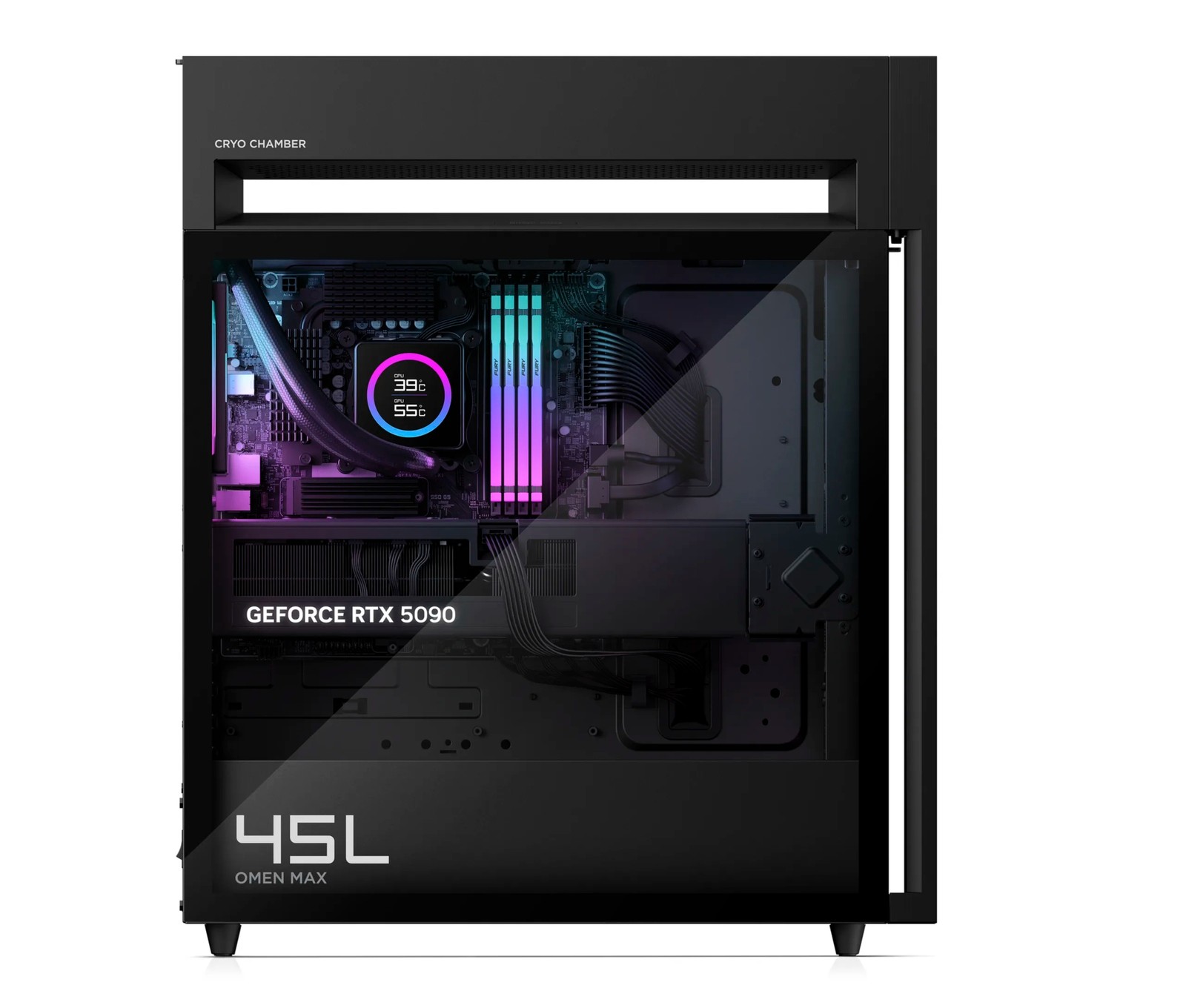 HP tr&igrave;nh l&agrave;ng OMEN MAX 45L v&agrave; OMEN 35L: PC gaming cao cấp với RTX 5090, chip Intel Core Ultra 7 - Ảnh 2.