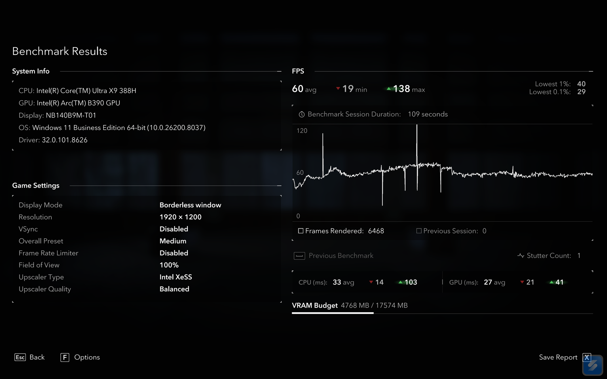 Asus Zenbook Duo đẹp thật, nhưng Intel Core Ultra X9 388H mới l&agrave; thứ khiến t&ocirc;i phải &ldquo;tr&ograve;n mắt&rdquo; với mức FPS kh&oacute; tin- Ảnh 14.