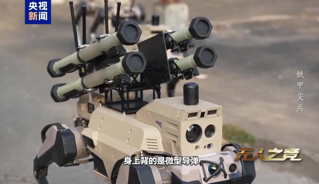 Trung Quốc tr&igrave;nh diễn bầy robot chiến đấu tự động với t&ecirc;n lửa si&ecirc;u nhỏ v&agrave; AI phối hợp - Ảnh 1.