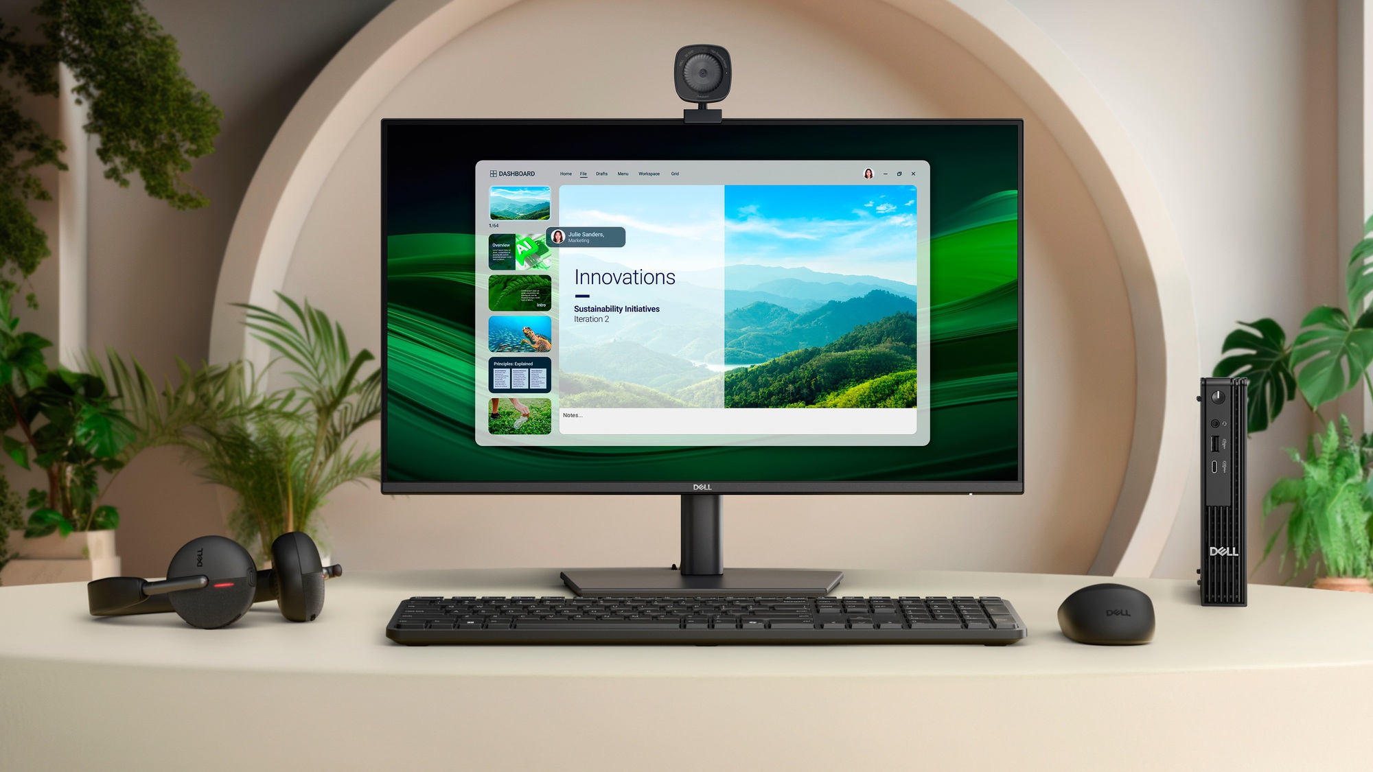 Dell l&agrave;m mới to&agrave;n bộ d&ograve;ng PC doanh nghiệp: laptop mỏng hơn, m&aacute;y trạm hỗ trợ AI, desktop si&ecirc;u nhỏ gọn - Ảnh 4.