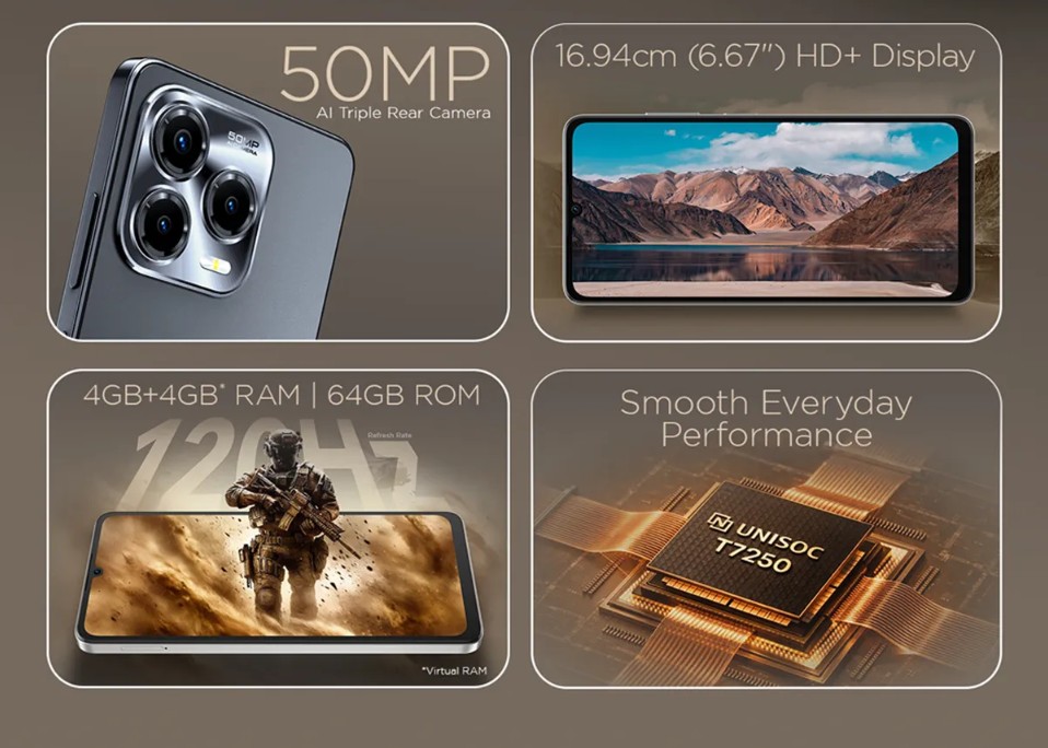 Lava Bold N2 Pro 4G ra mắt ng&agrave;y 31/3: Android 15 sạch b&oacute;ng, Unisoc T7250, gi&aacute; chưa được tiết lộ- Ảnh 3.