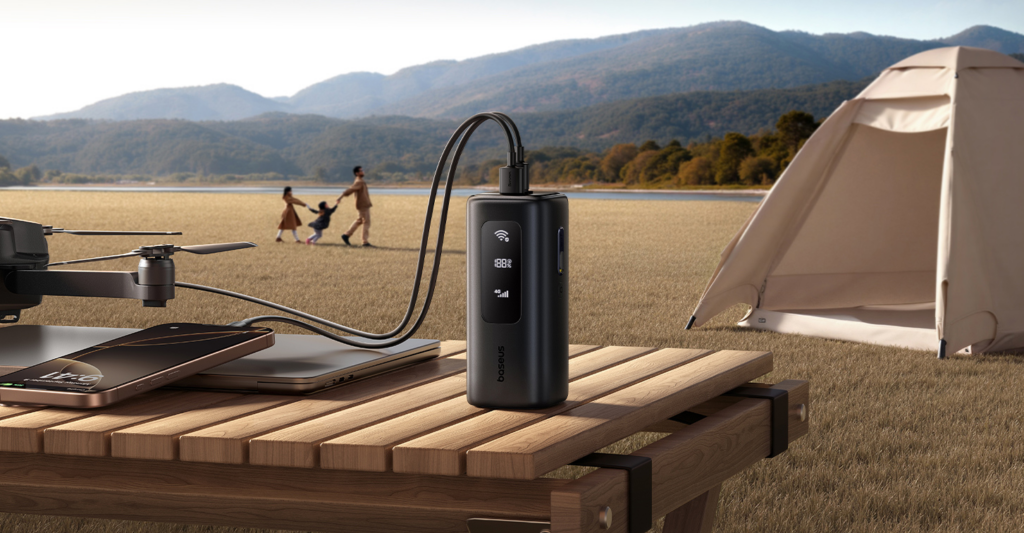 Pin dự ph&ograve;ng 20.000mAh ki&ecirc;m Wi-Fi 4G to&agrave;n cầu, sạc 67W: Baseus tung g&oacute;i data mới hấp dẫn, gi&aacute; chỉ c&ograve;n 89,99 USD- Ảnh 1.