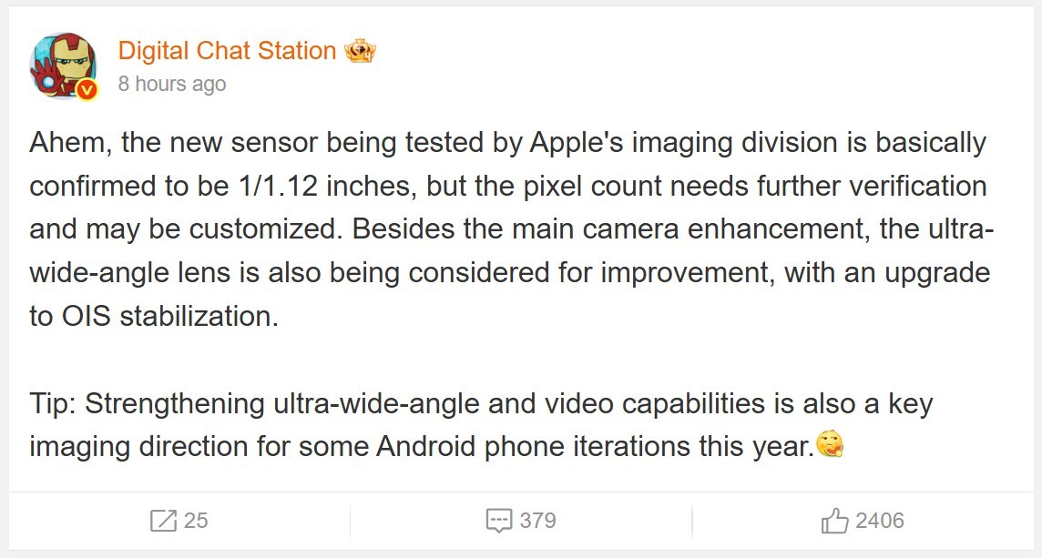 Apple thử nghiệm camera 200MP cho iPhone, k&egrave;m ultrawide OIS - nhưng đừng tr&ocirc;ng chờ ở iPhone 18- Ảnh 2.