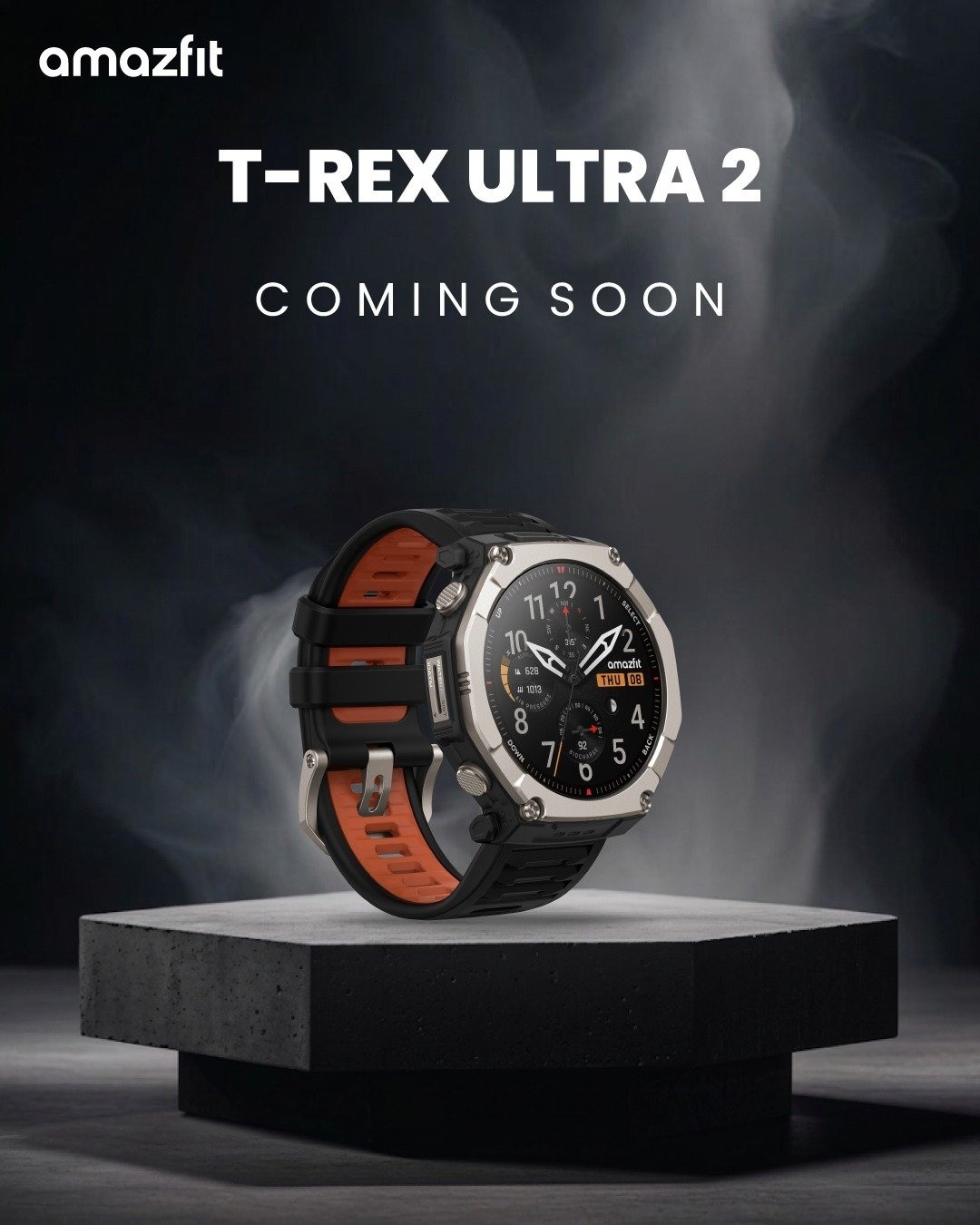 Amazfit sắp b&aacute;n T-Rex Ultra 2 v&agrave; Active 3 Premium tại Ấn Độ - một chiếc đủ cứng để lặn biển, chiếc kia tập trung theo d&otilde;i sức khỏe- Ảnh 1.