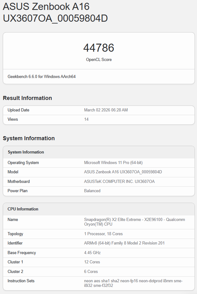 Snapdragon X2 Elite lộ điểm Geekbench: Vượt Apple M4 Max đơn nh&acirc;n, GPU tăng gần gấp đ&ocirc;i - Ảnh 3.
