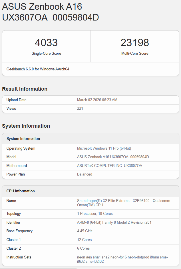 Snapdragon X2 Elite lộ điểm Geekbench: Vượt Apple M4 Max đơn nh&acirc;n, GPU tăng gần gấp đ&ocirc;i - Ảnh 2.