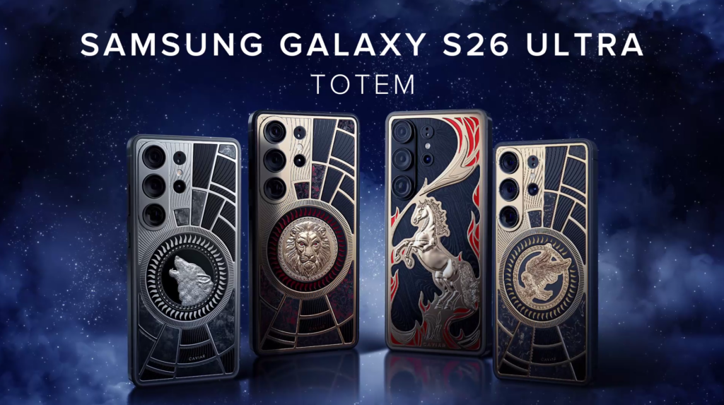 Caviar ra mắt Galaxy S26 Ultra Totem: d&aacute;t v&agrave;ng 24K, carbon r&egrave;n, gi&aacute; cao nhất gần 300 triệu đồng - Ảnh 1.