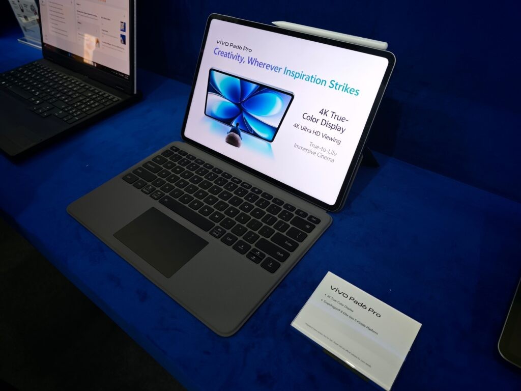 Lộ diện Vivo Pad 6 Pro tại MWC 2026: M&agrave;n h&igrave;nh 4K 13,2 inch, Snapdragon 8 Elite Gen 5, pin 13.000mAh sạc 90W - Ảnh 1.