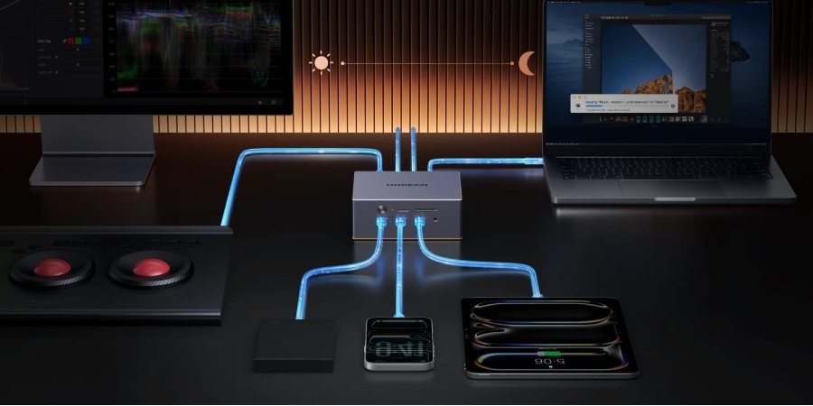 UGREEN ra mắt hai dock Thunderbolt 5 mới, t&iacute;ch hợp SSD v&agrave; sạc nhanh cho laptop- Ảnh 1.