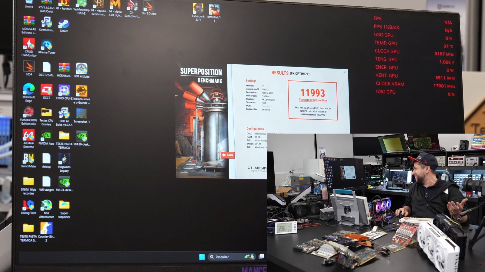 Nh&oacute;m Teclab ph&aacute; vỡ giới hạn xung nhịp bộ nhớ GPU NVIDIA RTX 50, đạt tốc độ 36 Gbps - Ảnh 3.