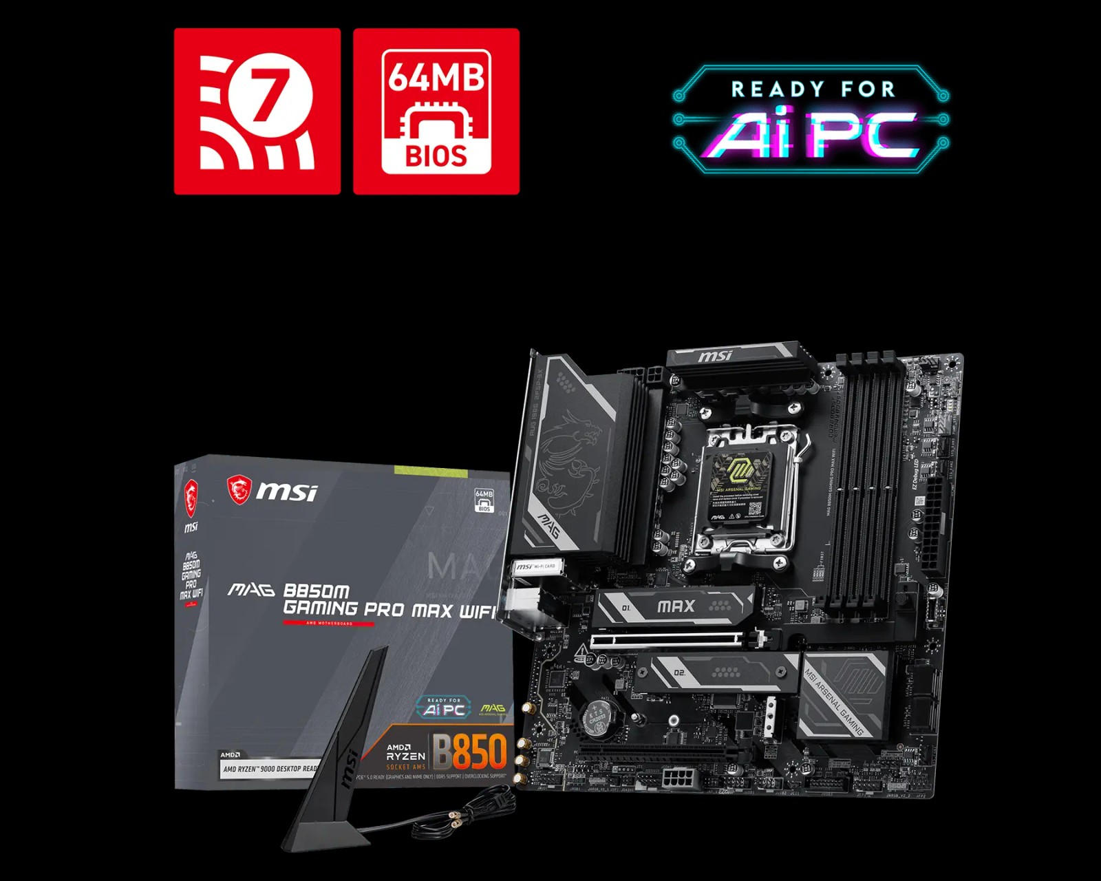 MSI ra mắt bo mạch chủ MAG B850M Gaming PRO MAX, t&iacute;ch hợp c&ocirc;ng nghệ &eacute;p xung OC Engine - Ảnh 2.