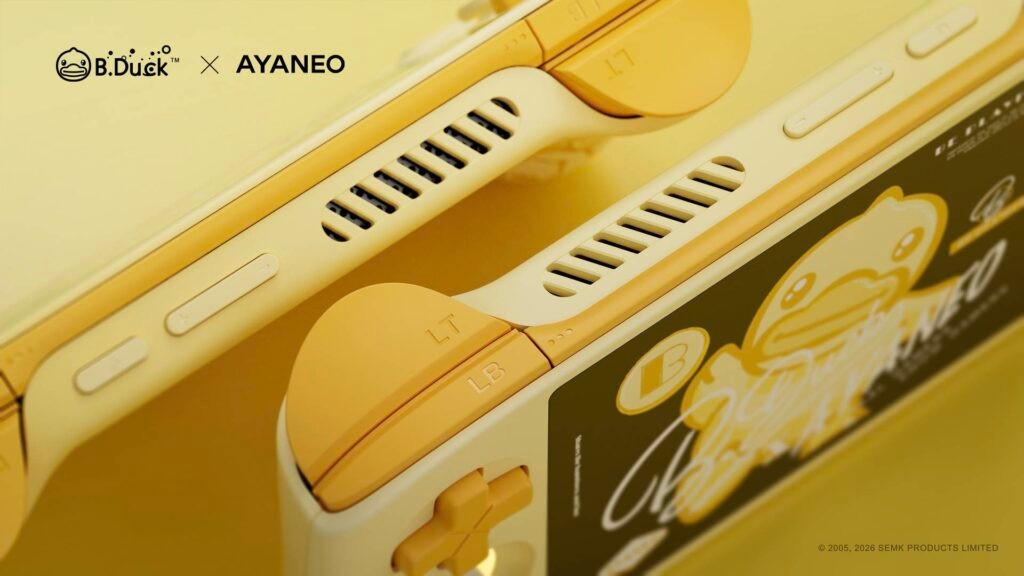 Ayaneo tr&igrave;nh l&agrave;ng m&aacute;y chơi game cầm tay Pocket Air Mini phi&ecirc;n bản B.Duck độc đ&aacute;o- Ảnh 3.