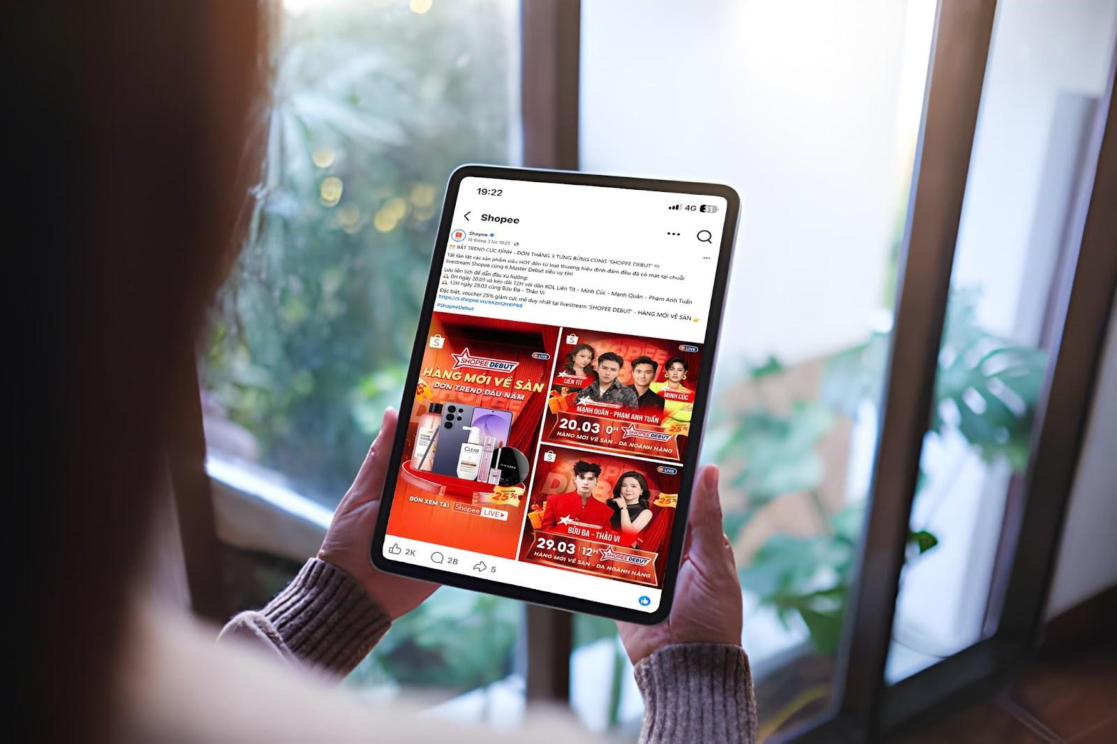 Shopee Debut chuyển &ldquo;điểm rơi&rdquo; truyền th&ocirc;ng th&agrave;nh tăng trưởng doanh thu cho sản phẩm mới - Ảnh 2.