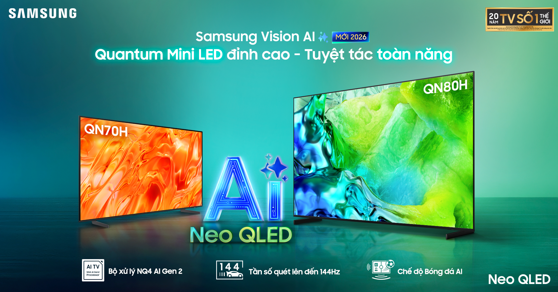 Samsung ra mắt AI TV 2026 tại Việt Nam: Lần đầu c&oacute; Micro RGB, n&acirc;ng tầm trải nghiệm với &ldquo;trợ l&yacute; AI&rdquo; trong nh&agrave; - Ảnh 7.