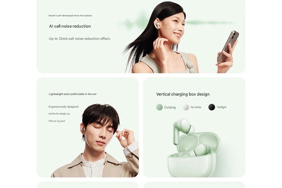 Xiaomi tung REDMI Buds 8 gi&aacute; gần 900.000 đồng, pin d&ugrave;ng được 44 giờ - Ảnh 3.