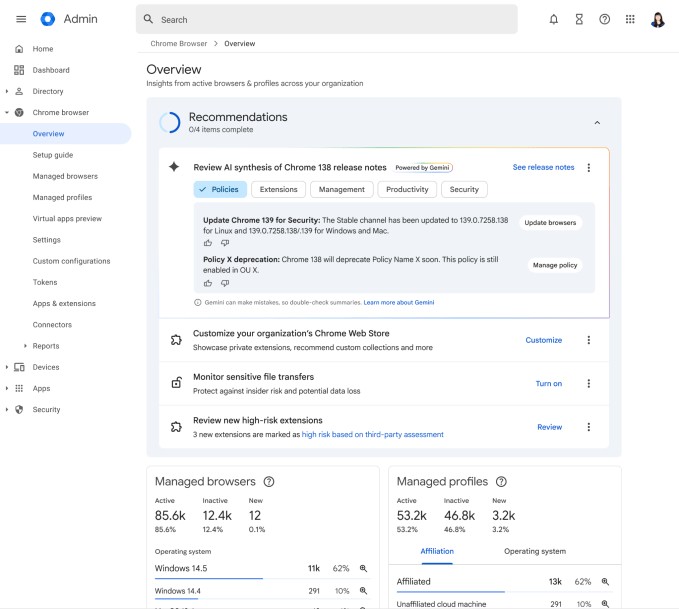 Google cho Chrome doanh nghiệp d&ugrave;ng AI Gemini để tự động duyệt web, vẫn cần người kiểm tra - Ảnh 4.