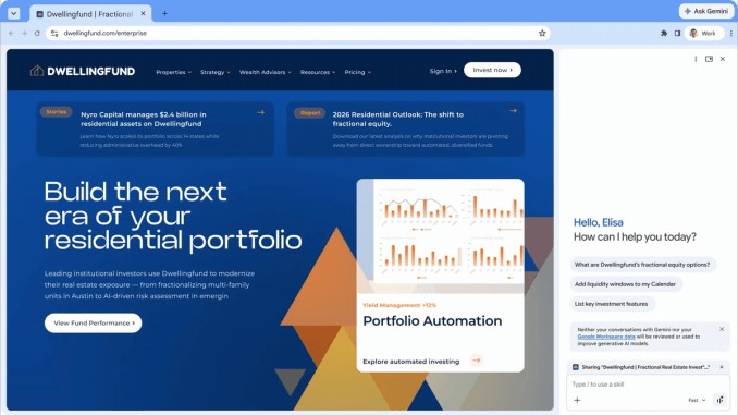 Google cho Chrome doanh nghiệp d&ugrave;ng AI Gemini để tự động duyệt web, vẫn cần người kiểm tra - Ảnh 3.