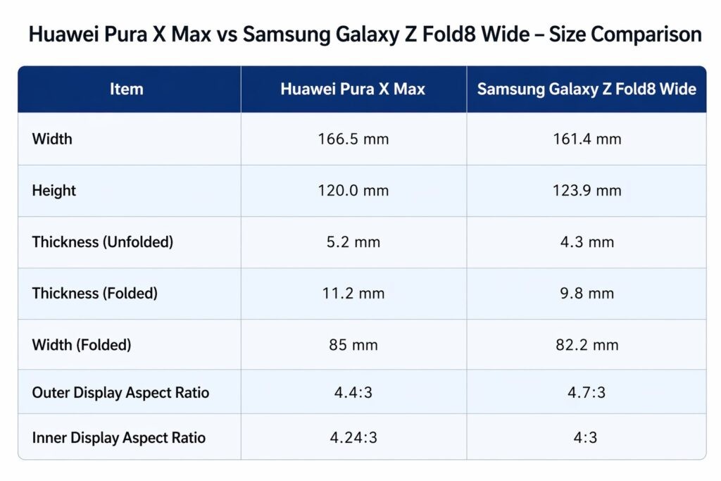 Galaxy Z Fold 8 Wide lộ th&ocirc;ng số: Mỏng hơn Huawei Pura X Max - Ảnh 2.