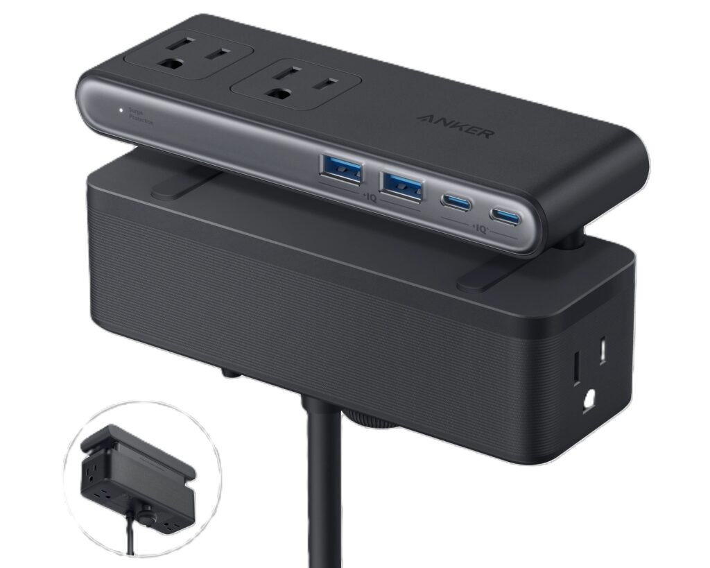 Ổ điện Anker Nano Power Strip gắn cạnh b&agrave;n: Giải ph&aacute;p cho g&oacute;c l&agrave;m việc gọn g&agrave;ng - Ảnh 2.