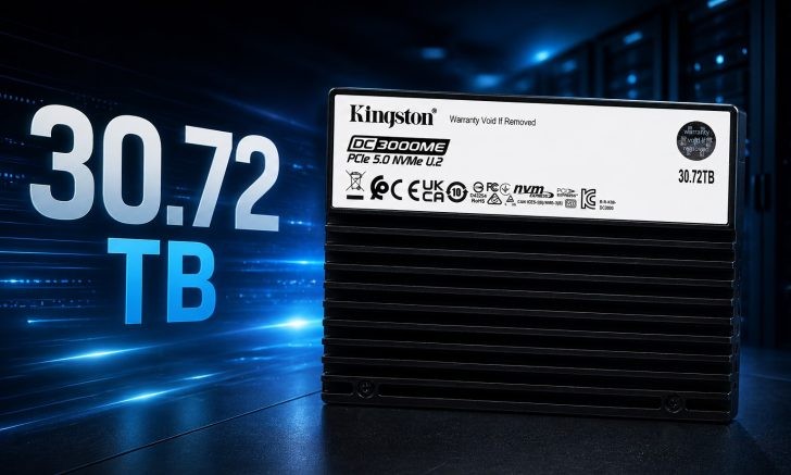 Kingston ra mắt SSD 30,72 TB Gen 5 cho trung t&acirc;m dữ liệu AI - Ảnh 1.