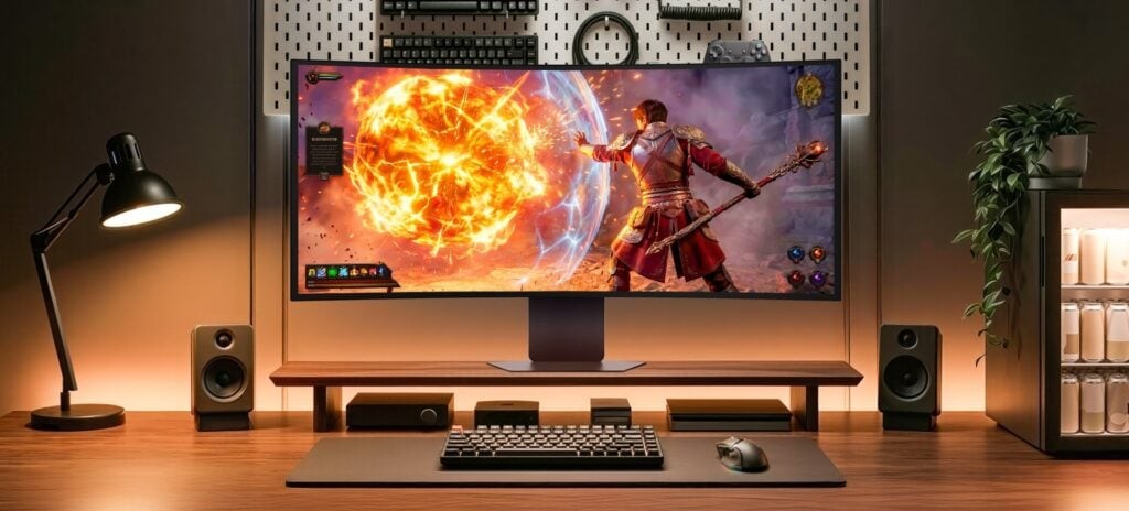 LG UltraGear OLED 39 inch: M&agrave;n h&igrave;nh gaming tự n&acirc;ng ảnh 5K2K bằng AI - Ảnh 1.