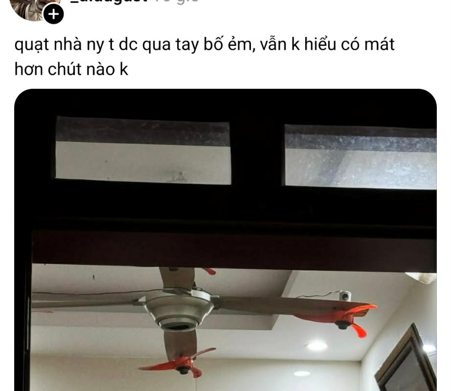 Gắn th&ecirc;m c&aacute;nh l&ecirc;n quạt trần: Kh&oacute; thế cũng c&oacute; người nghĩ ra, nhưng c&oacute; m&aacute;t hơn kh&ocirc;ng?- Ảnh 1.