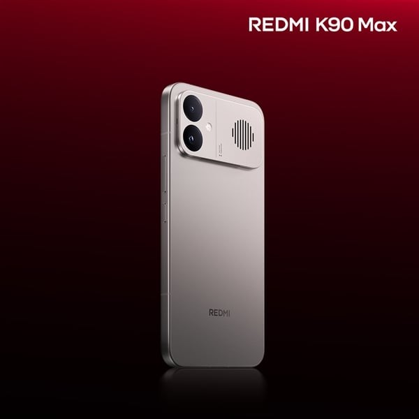 REDMI K90 Max lộ ảnh ch&iacute;nh thức, điểm nhấn l&agrave; quạt tản nhiệt t&iacute;ch hợp - Ảnh 2.