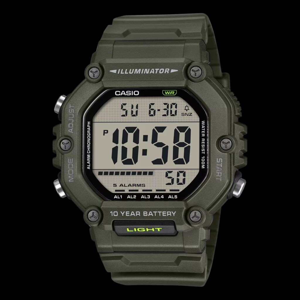 Casio b&aacute;n đồng hồ d&acirc;y si&ecirc;u d&agrave;i gi&aacute; 1,2 triệu đồng, đeo vừa cả ngo&agrave;i &aacute;o kho&aacute;c- Ảnh 3.