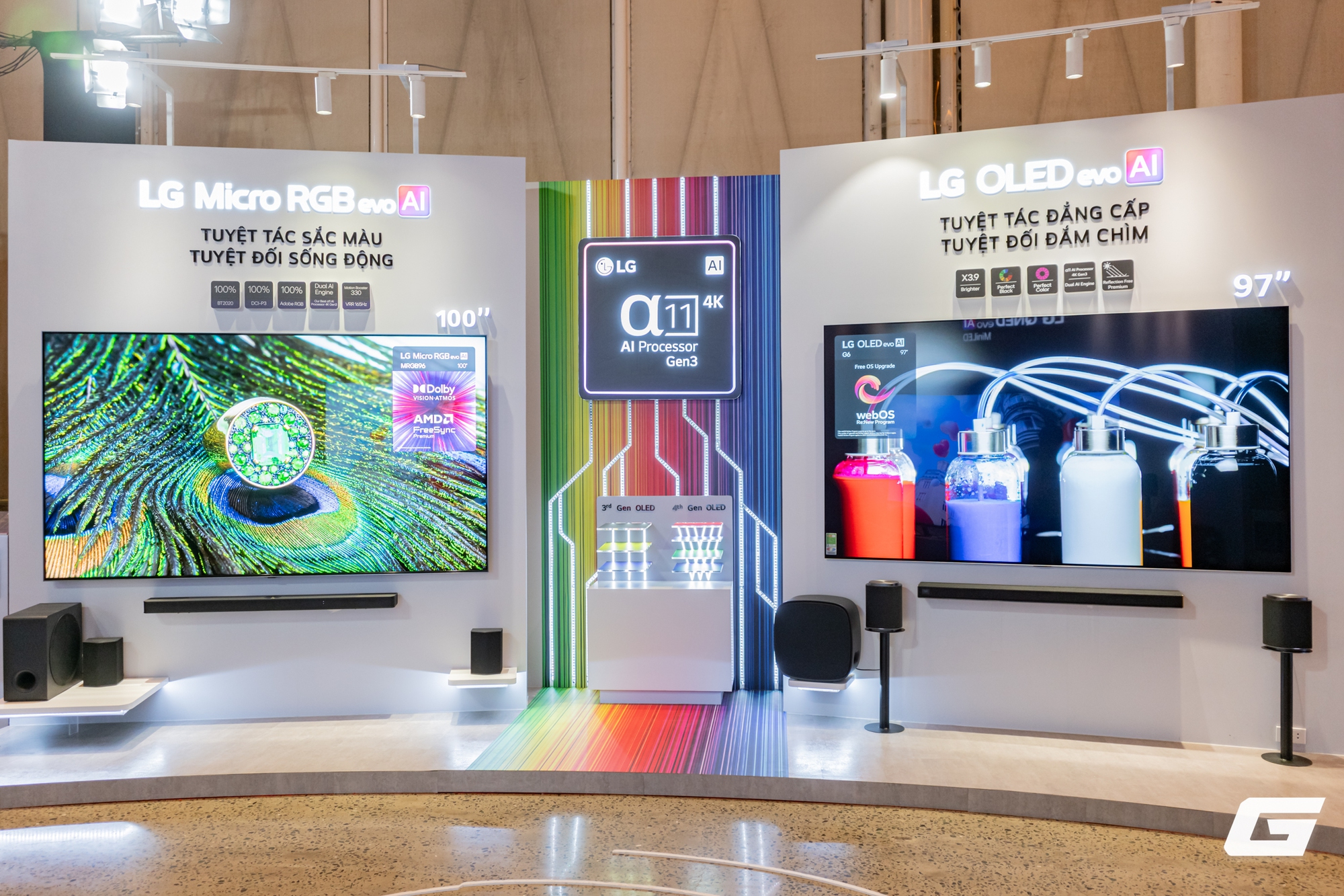 Chi&ecirc;m ngưỡng loạt sản phẩm TV 2026 của LG: TV OLED kh&ocirc;ng d&acirc;y si&ecirc;u mỏng, c&ocirc;ng nghệ Micro RGB mới toanh, MiniLED cỡ lớn c&ugrave;ng AI tương t&aacute;c th&acirc;n thiện - Ảnh 1.