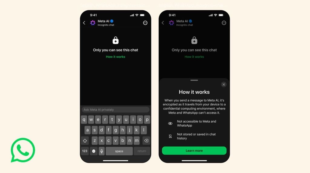 WhatsApp th&ecirc;m chat ẩn danh cho Meta AI, đ&oacute;ng app l&agrave; tin nhắn biến mất- Ảnh 1.