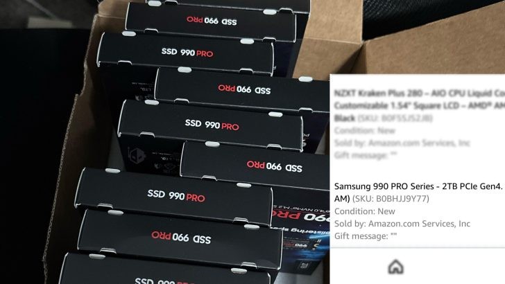 Mua một ổ cứng Samsung tr&ecirc;n Amazon, nhận về mười chiếc trị gi&aacute; 125 triệu đồng- Ảnh 1.