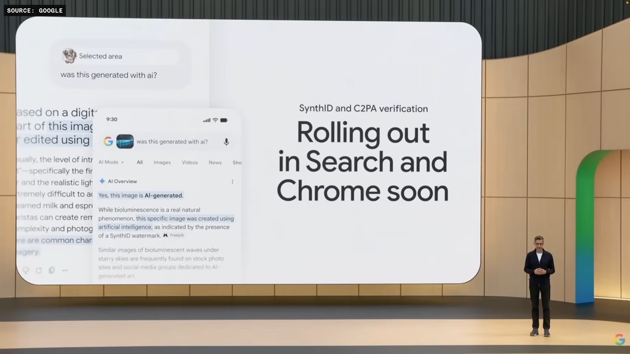 Giữa rừng m&ocirc; h&igrave;nh AI mới tại Google I/O 2026, thứ đ&aacute;ng gi&aacute; nhất lại l&agrave; c&ocirc;ng cụ&hellip; &ldquo;Anti-AI&rdquo; - Ảnh 4.