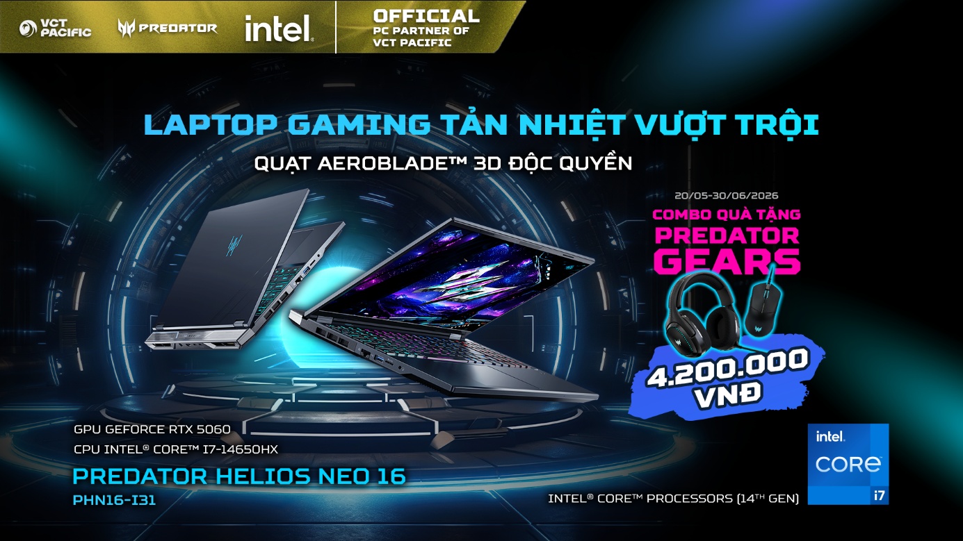 Predator Helios Neo 16 - Laptop gaming hiệu năng cao cho game thủ v&agrave; creator - Ảnh 4.
