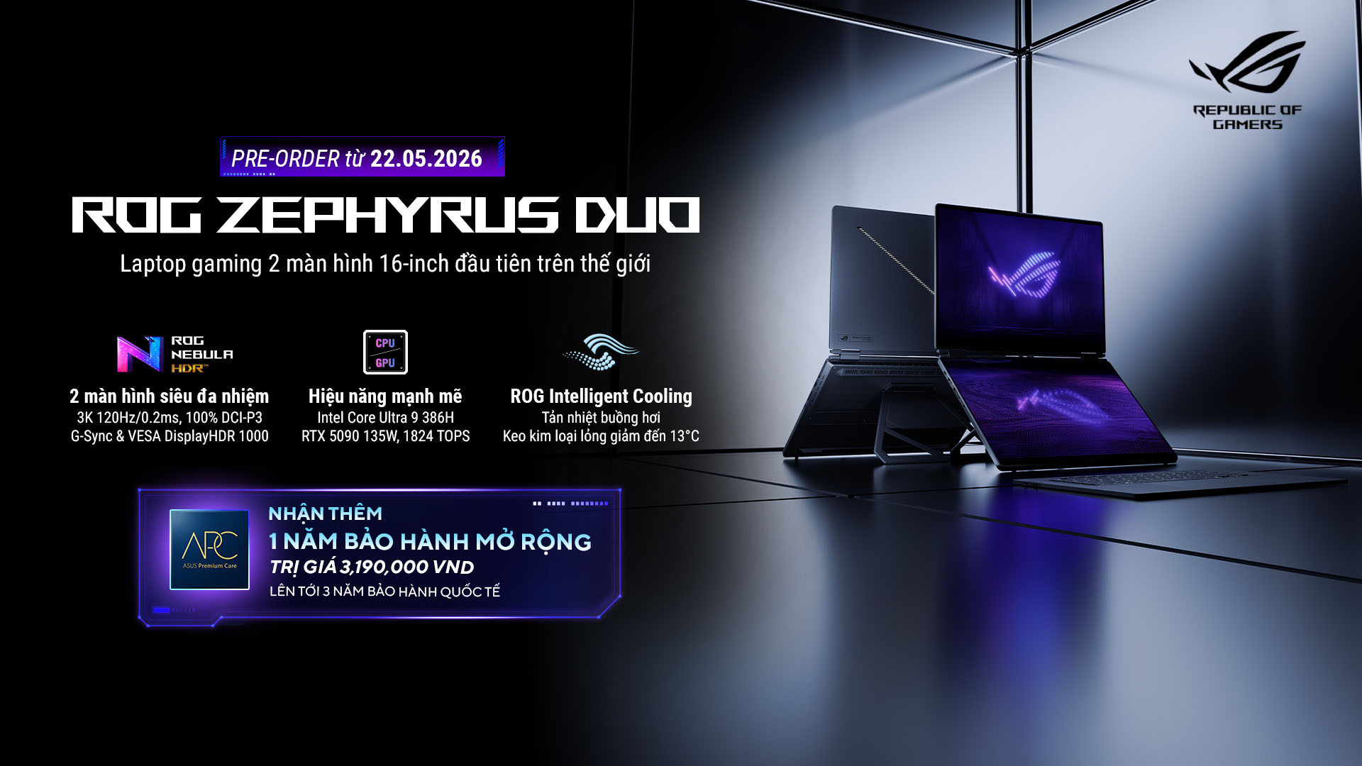 ASUS sắp b&aacute;n laptop gaming &ldquo;2 m&agrave;n h&igrave;nh&rdquo; đầu ti&ecirc;n thế giới tại Việt Nam, gi&aacute; gần 200 triệu đồng - Ảnh 5.