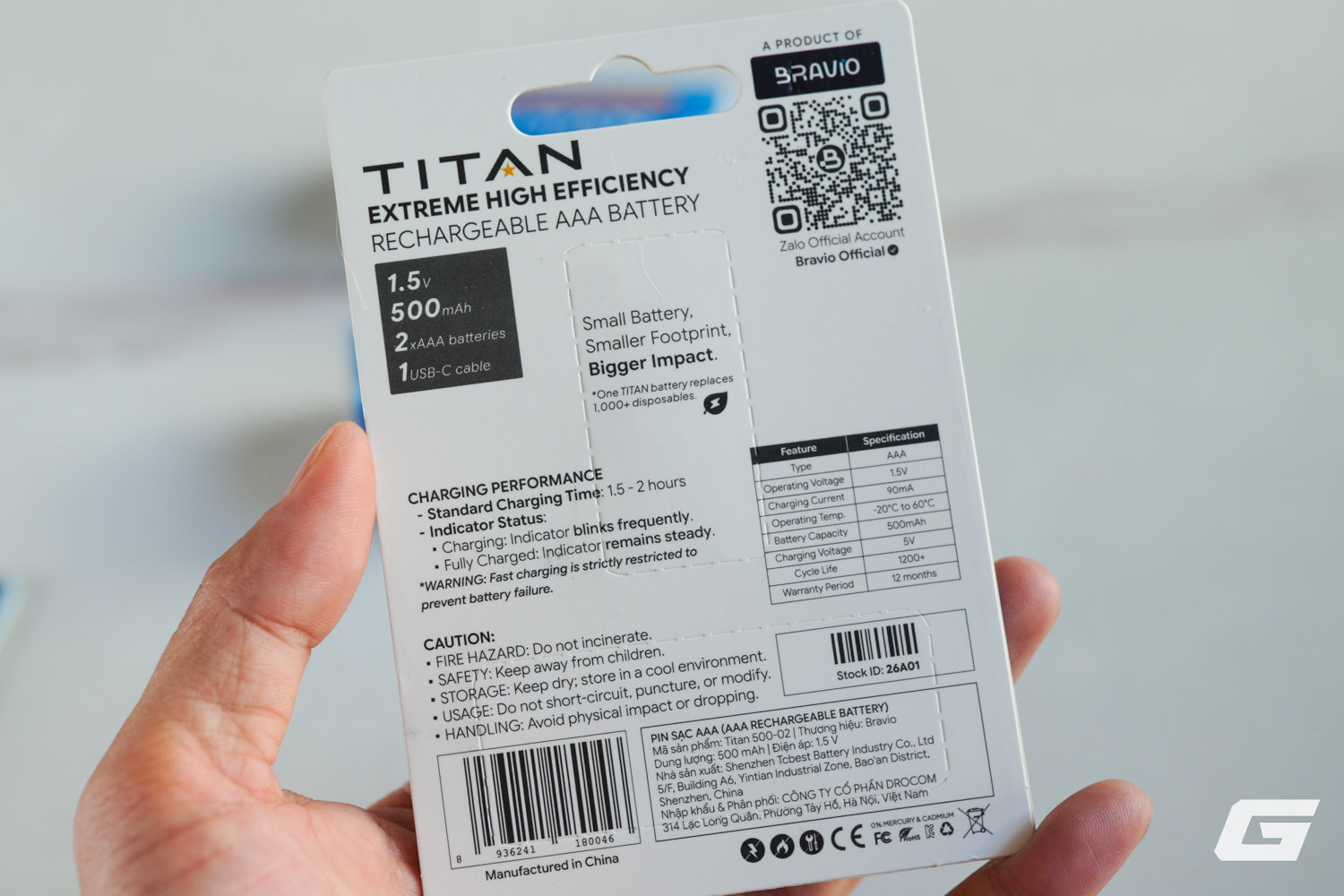 Gallery - Dùng thử pin tiểu sạc lại qua USB-C: Hợp với các thiết bị “ngốn pin”, khỏi lo dòng yếu làm tụt hiệu năng, chảy nước - image 1