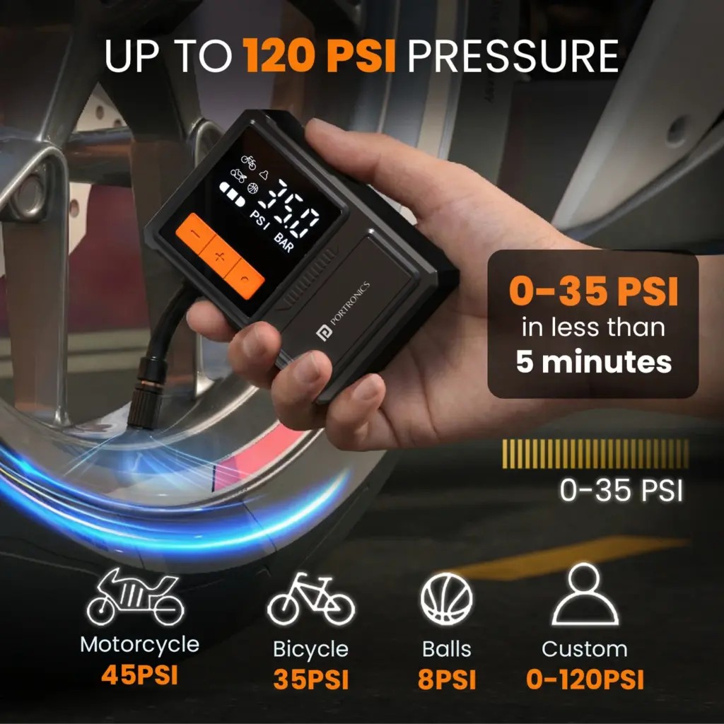 M&aacute;y bơm lốp điện mini nh&eacute;t vừa t&uacute;i &aacute;o kho&aacute;c, gi&aacute; hơn 800.000 đồng - Ảnh 3.