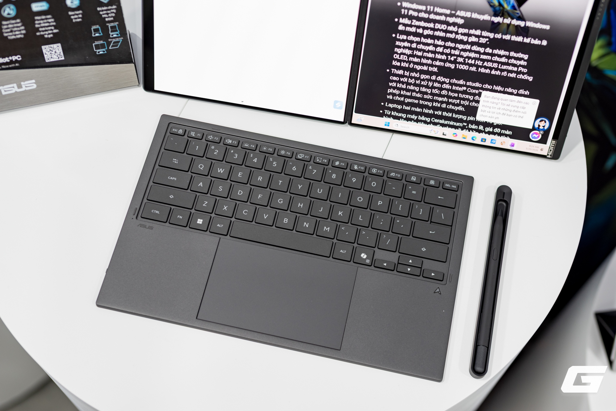 ASUS Zenbook DUO (2026) ch&iacute;nh thức ra mắt: Laptop 2 m&agrave;n h&igrave;nh nay đ&atilde; trưởng th&agrave;nh, mỏng, mạnh v&agrave; thực dụng hơn rất nhiều - Ảnh 9.